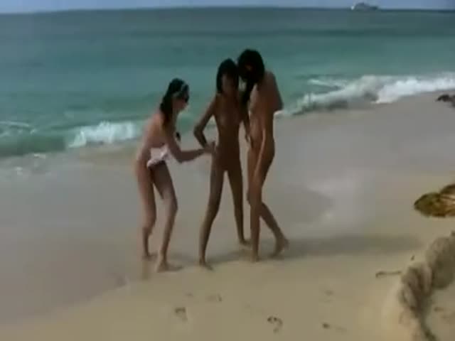 skinny teens at public beach...f70