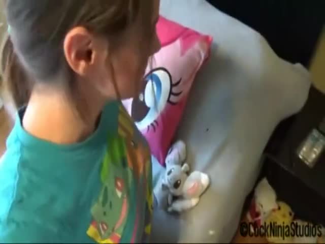 step brother fucked gamer sister hot