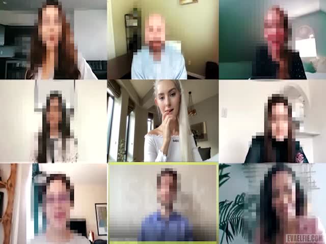 eva elfie i got creampied during a zoom class klass