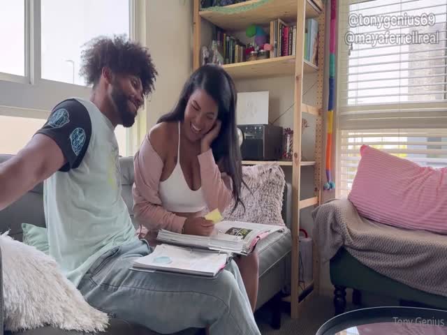 maya farrell - cumming on hot latina home tutor